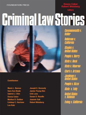 cover image of Criminal Law Stories (Stories Series)